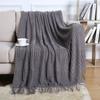 Sofa Blanket Tassel Air Conditioning Nap Blanket Hotel Bed Summer Bed Tail Blanket Manta Del Sofá Para La Pausa Para El Almuerzo