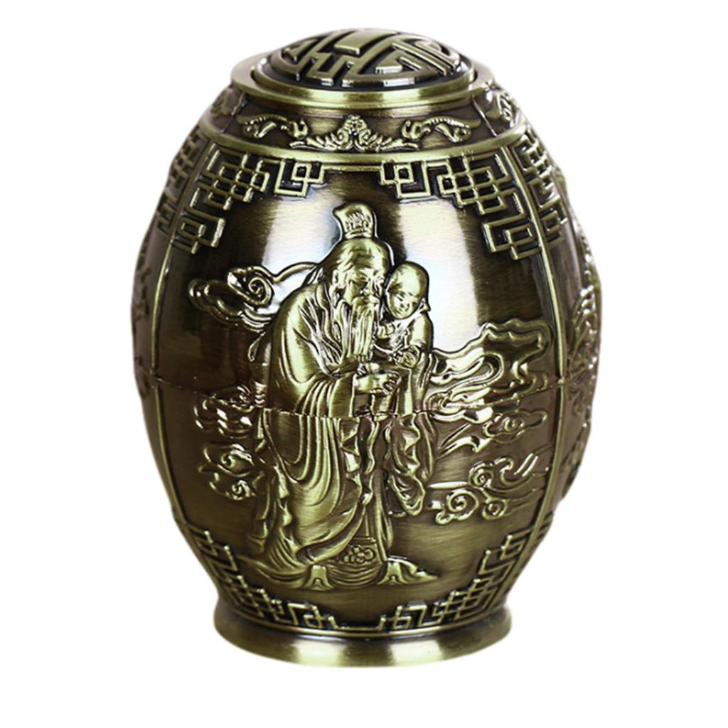 Metal Toothpick Box Household Creative Push-type Fashion Toothpick Holder Chinese Living Room Automatic Pop-up Toothpick Jar