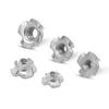 90pcs Four Pronged Claws Speaker Nut M3 M4 M5 M6 M8 Blind Inserts Nut Zinc Plated For Wood Furniture Rivet Nut Fasteners