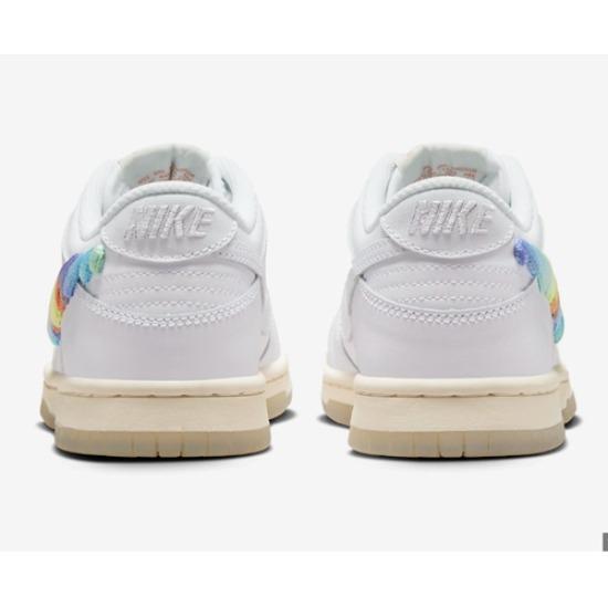 Nike Dunk Low SE GS Rainbow Swoosh FN4861-100 Kid