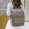 Women's Solid Color Backpack Lightweight Large Capacity Backpack