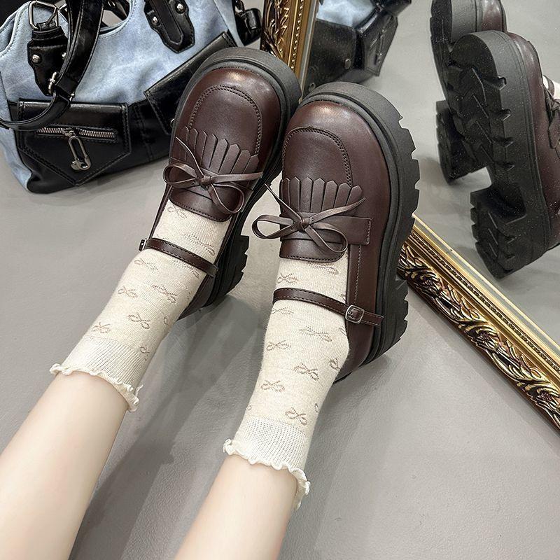 Cute Versatile Single Shoes British Style Sweet Cool Mary Jane Small Leather Shoes Women's Japanese Retro