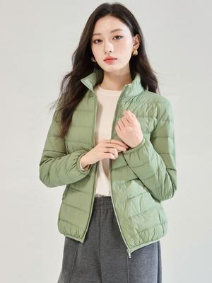 2025 Winter Lightweight Stand Collar Down Jacket - Simple Casual Short Outerwear