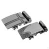2pcs Fashion Ratchet Belt Buckle Only Business Automatic Slide 3.5cm