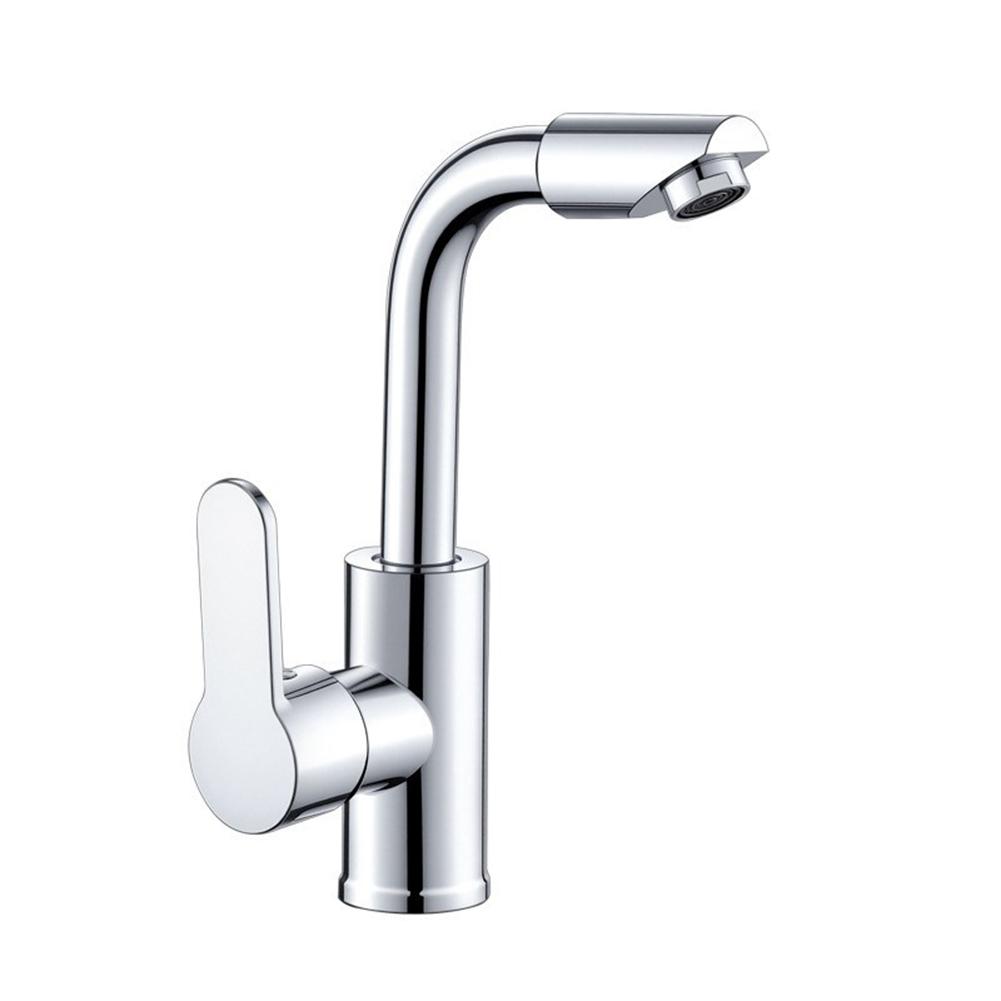 Stainless Steel Cold Water Faucet With Noise-Reducing Filter And Smooth Control For Kitchen Bathroom Basin Faucet