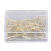 100Pcs Paper Clips Gold Cute Unique Shape Electroplating Process Lightweight Portable Metal