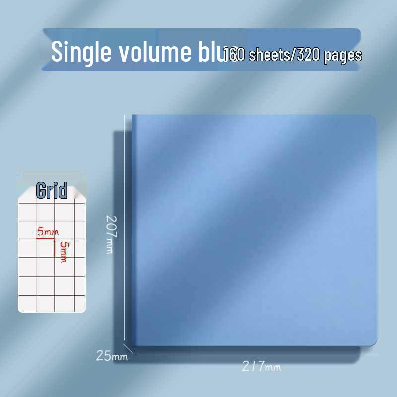 Large A4 Grid Softcover Mind Map Notebook for Exams