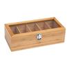 Tea Bag Organizer Wood Box Storage Chest Portable,Storage for Kitchen Cabinet Countertop