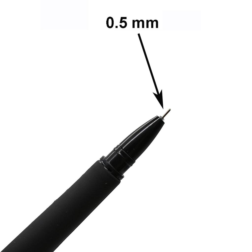 Maydahui Cute Bird Parrot Ballpoint Pen Set of 6 Black Ink Stylish Animal Gel Pen Cute Stationery Writing Supplies for Kids Students Office Present