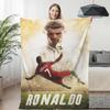 Fleece Blanket Sofa Winter Warm C-Cristiano Ronaldo Knee Bed Camping Flannel Fluffy Soft Blankets King Size Microfiber Bedding
