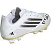 Adidas F50 Club FG/MG Fashionable Comfortable Non-Slip Durable Low-Top Soccer Shoes Kids sneakers White Platinum JI0029