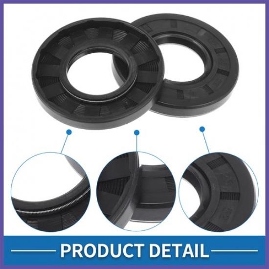 Oil Seal Seal Ring Rotary Shaft Seal Nitrile Rubber 25X52X7Mm 5 Pcs