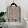 C S In The Room Long Sleeve Knit Round neCk 6Color