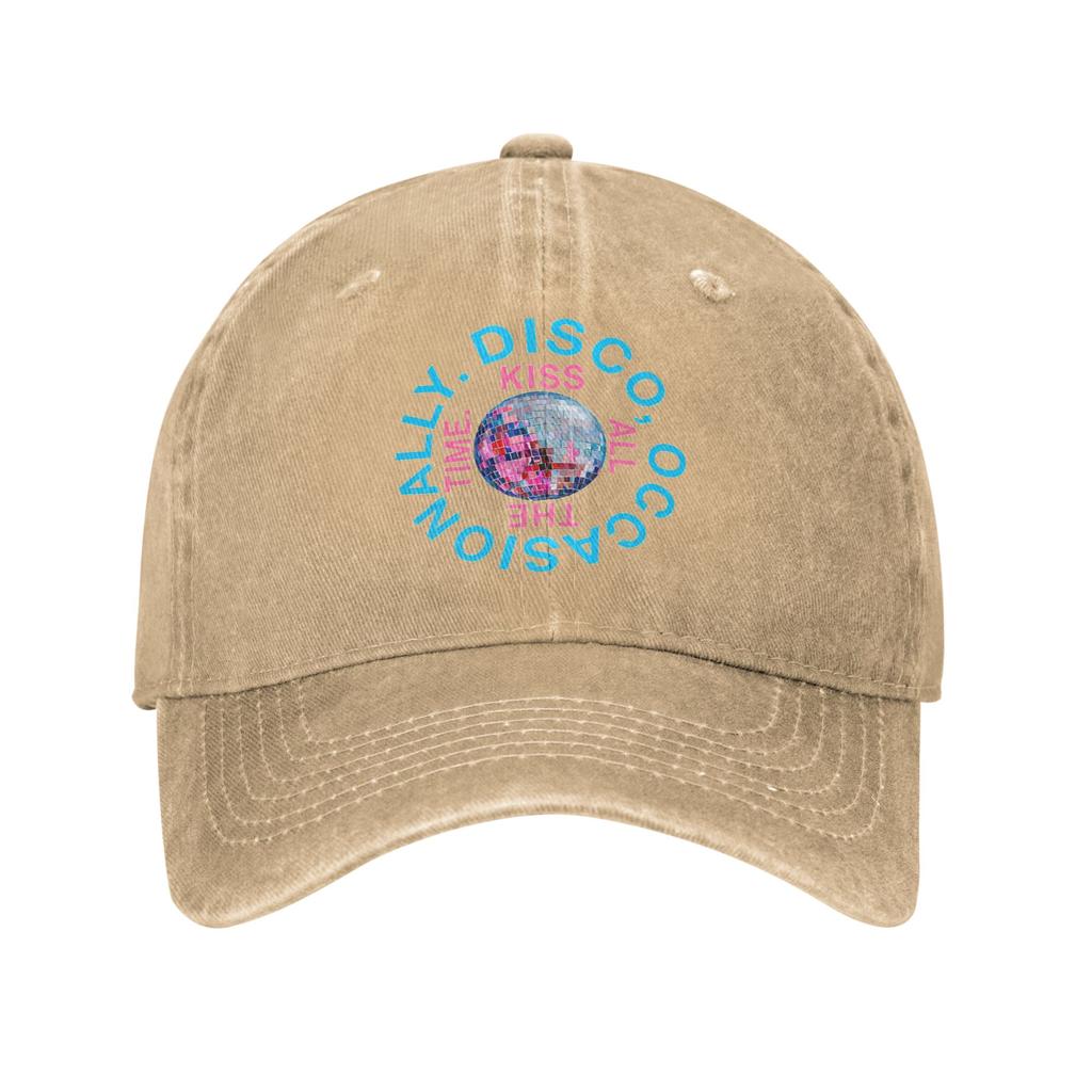 Kuss All The Time Disco, Gelegentlich 2026 Sonne Baseballkappe Paar Damen Hüte Frühling Outdoor Sport Großhandel Baseballkappen
