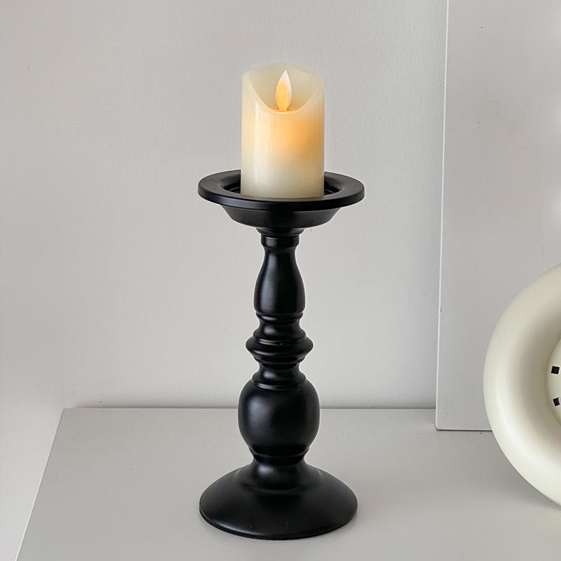 Roman Column Retro Style Aromatherapy Candle Holder for Dining Table Decor