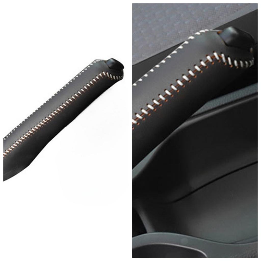 Car Leather Gear Handbrake Cover for Honda Civic Mugen Power Accords CRV Jazz CBR VTX VFR TRD 2019 2020 2025 Accessories