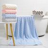 Xiangfengyun Dorge Large Coral Fleece Bath Towel Set - Extra Thick, Soft, and Absorbent (85x150 cm)