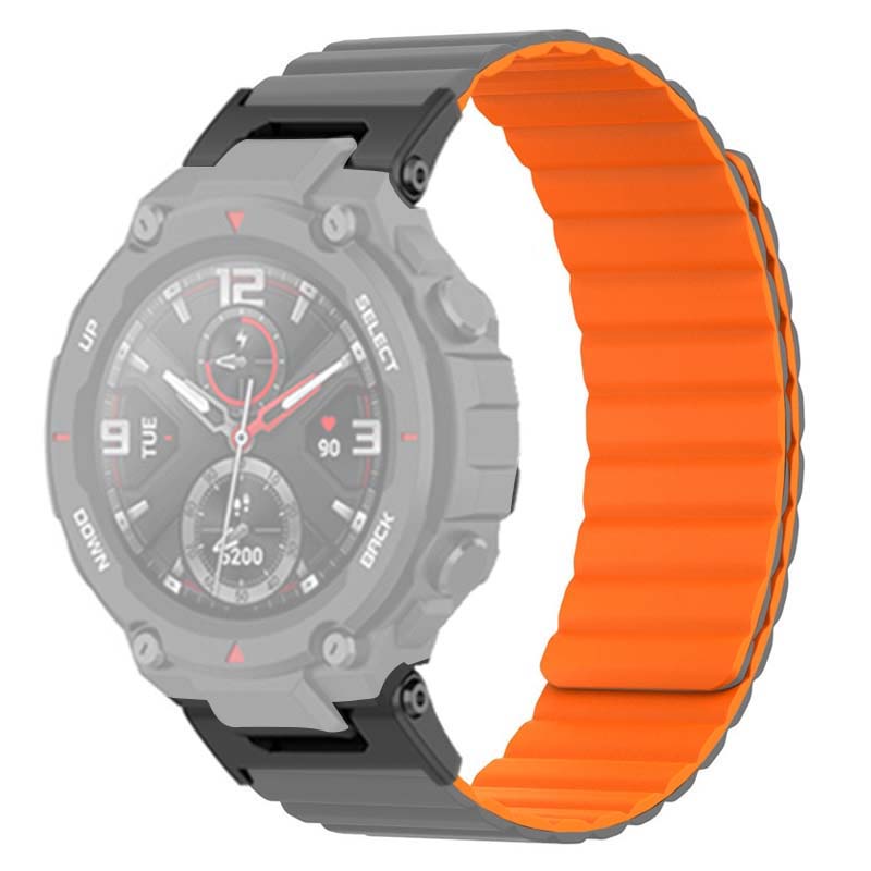 Pro Huami Amazfit T-Rex/T-Rex Pro Silikonový řemínek k hodinkám Magnetický náramek pro chytré hodinky