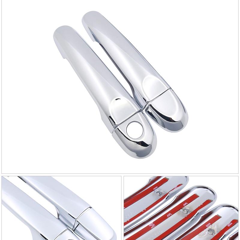 For Nissan JUKE F15 Infiniti Esq 2010~ Chrome Door Handle Cover Car Accessories Stickers Trim Set 2011 2013 2015 2017 2018