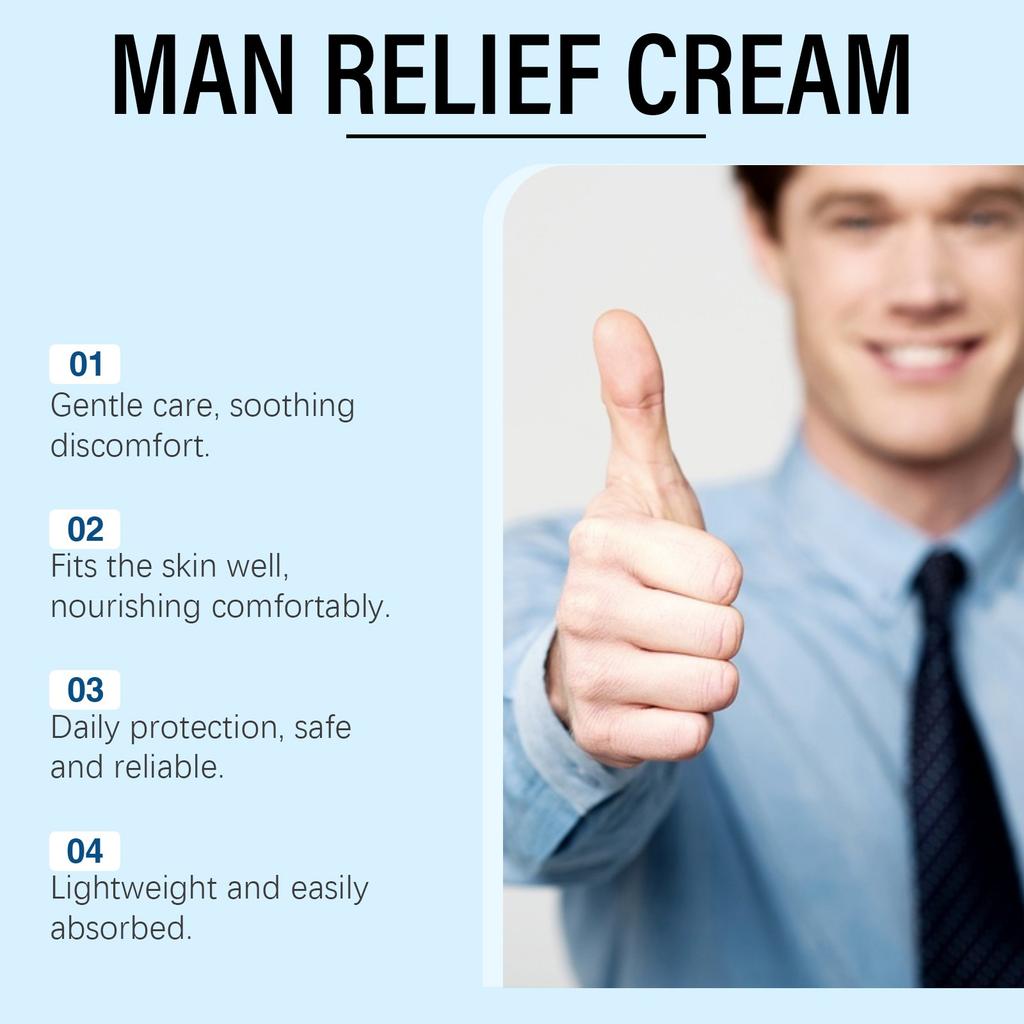 Men's Soothing Care Cream Alleviates Discomfort, Provides Gentle Care For The Private Parts, And Nourishes Men's Care Cream,20g