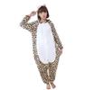 Leopard Kigurumi Pajamas for Adults, Loungewear, Animal Cosplay Costume, Halloween, Christmas, Unisex (Size M (159cm-168cm))