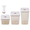 Kitchen Container with Silicone Sealed Lid Refrigerator Food Vacuum Storage Box Airtight Fridge Organiser for Fruit