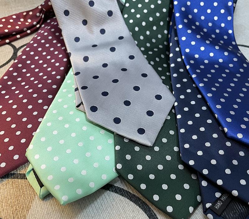 Candy Color Polka Dot Wide Edition 8cm Men's and Women's Shirts Accessories Trendy neck Tie Four Seasons Dark Green neck tie
