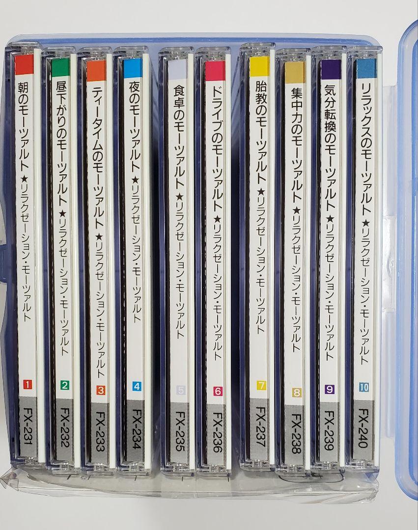 

[USED] Mozart works collection 10 CD set in special case