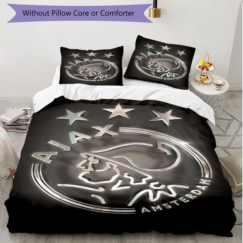 3pcs Duvet Cover Set (1*Duvet Cover + 2*Pillowcase, Without Core), Ajax Print Soft All‑Season Bedding Set, Home Bedroom Decor Gift
