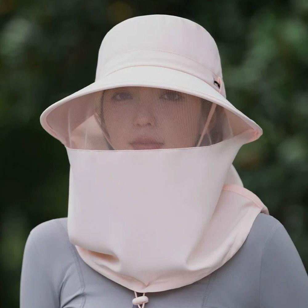 Quick Drying Sun Protection Hat Neck Guard Face Covering Sunhat Summer Sunscreen Cap  Camping