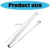 Pack of 3 Stainless Steel Kitchen Tongs with Long Handle for Safe Cooking and Baking In Deep Pots and On Grills