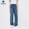 Navigare Women's Retro Slim-Fit Straight-Leg Jeans