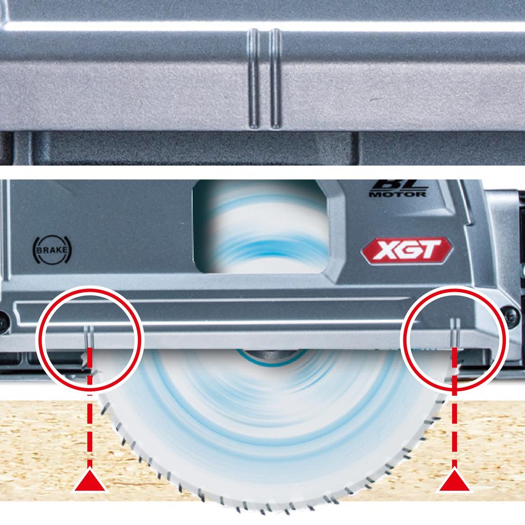 Makita 165mm Rechargeable Plunge Circular Saw 40Vmax Main Unit and Charger Sold Separately SP001GZ Only/Battery
