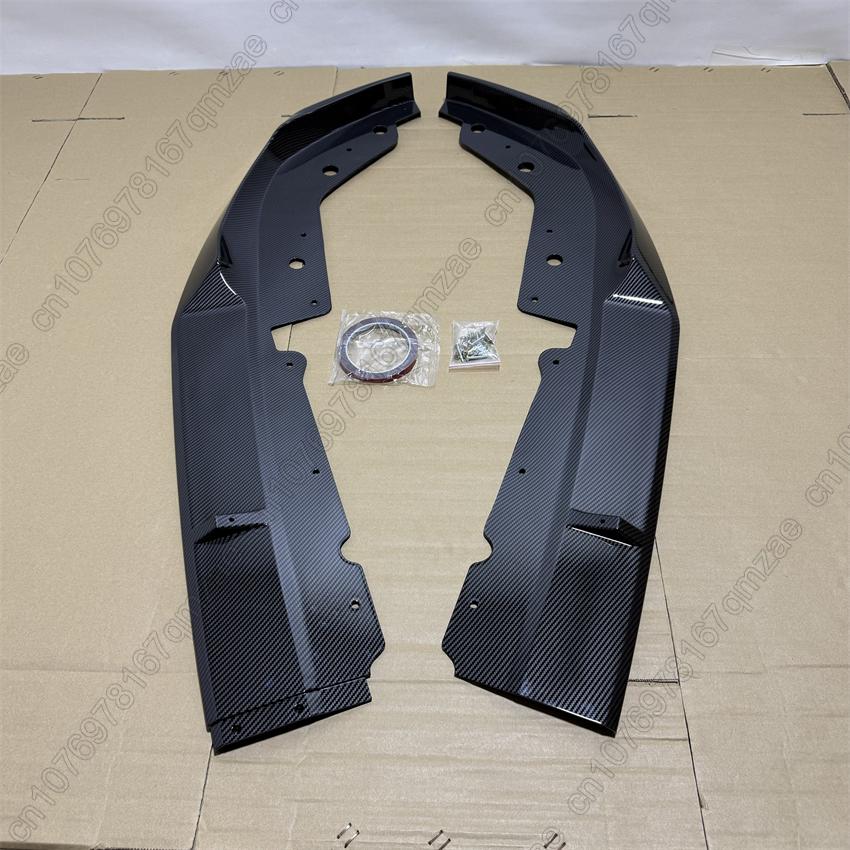 For BMW 3 Series G20 G21 325i 330i M340i Lci M-Sport 2022-2024 Front Bumper Splitter Lip Spoiler Diffuser Guard Body Kit Cover