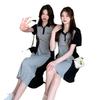 2026 Summer Lapel Slimming Midi Dress - Age-Reducing, Waist-Cinching, Flattering Casual Short Dress