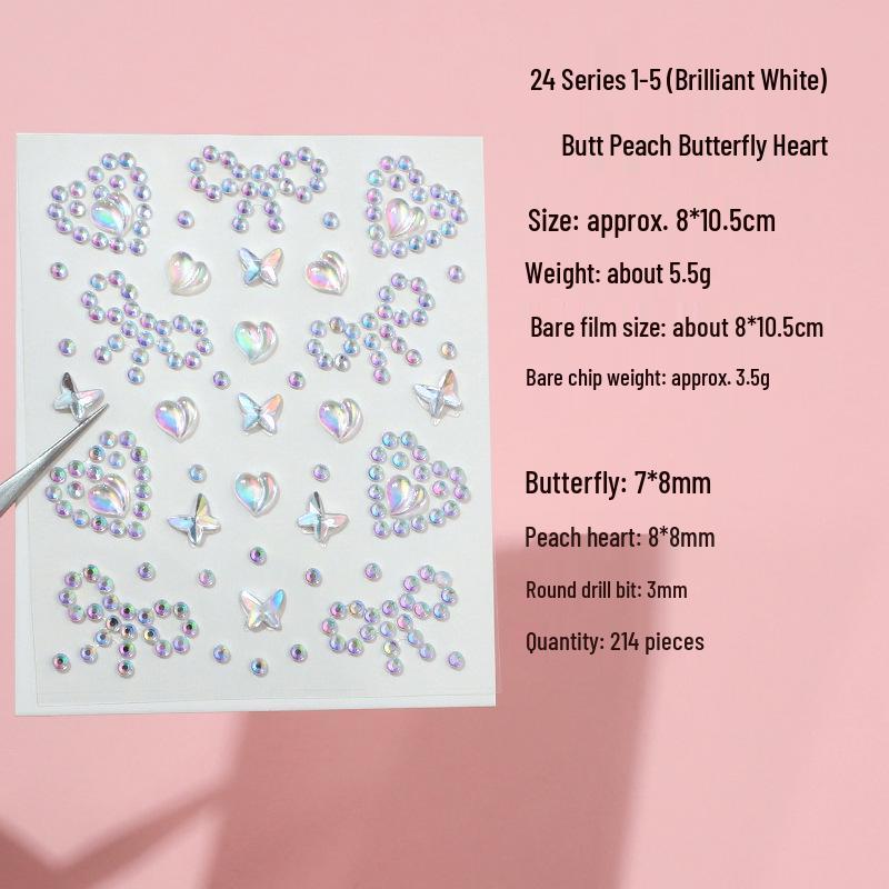 

Children s Diamond Face & Eye Stickers for Stage Makeup & Nail Art