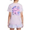Nike Sportswear T-Shirt SS25 Comfortable Versatile Fashion Soft Short Sleeve Kids Tops Pink Purple HQ3234537