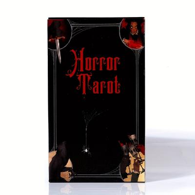 Horror Tarot Karten Englisch Fun Deck Tisch Wahrsagerei Schicksal Brettspiele, Gaming Geschenk