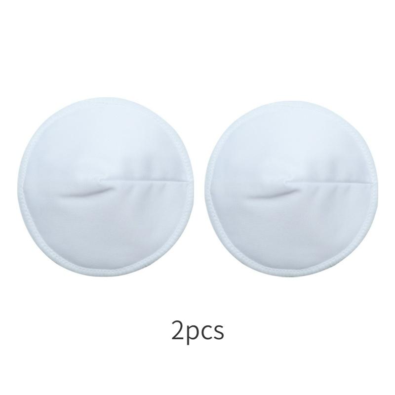 2pcs Organic Bamboo Viscose Nursing Breast Pads Washable Breastfeeding Pads Reusable Breast Pads for Breastfeeding Nursing Pads