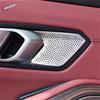 Stainless Steel Car Inner Handle Bowl Audio Tweeter Speaker Loudspeaker Cover Trim Accessories For BMW 3 Series G20  - 2024