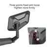 Bike Bar End Looking Glasses Adjustable Handlebar Rearview Looking Glasses Wide Angles Safety Looking Glasses for Electric Bike Riding Cycling