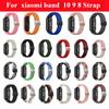 Braided Nylon WatchBand Strap For Xiaomi Mi Band 10 Smart Wristband Braided Elastic Weave Bracelet Miband 8 9 Watchstrap