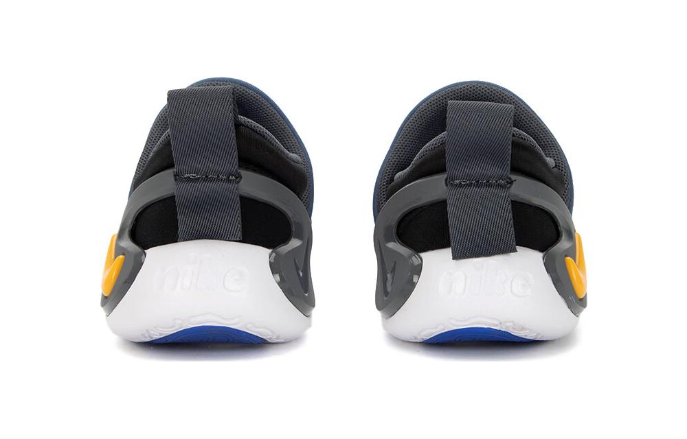 Nike Dynamo GO BT Chenille Antidérapant Amorti Résistant à l'abrasion Bas Baskets pour tout-petits Bleu Gris DH3438-404