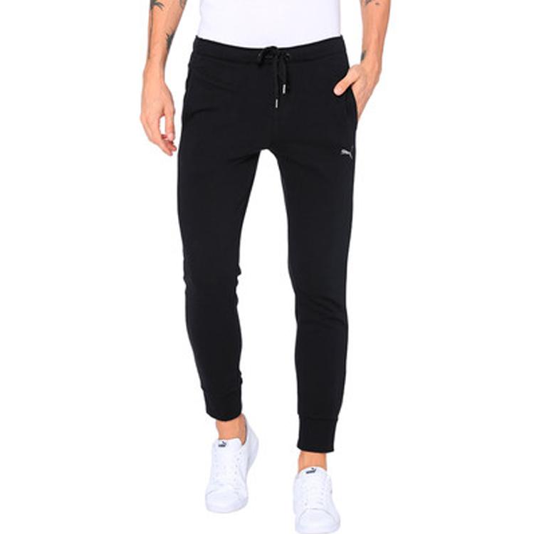 Puma Casual Sports Pants With Drawstring Closure Men Bottoms Black 590336-31