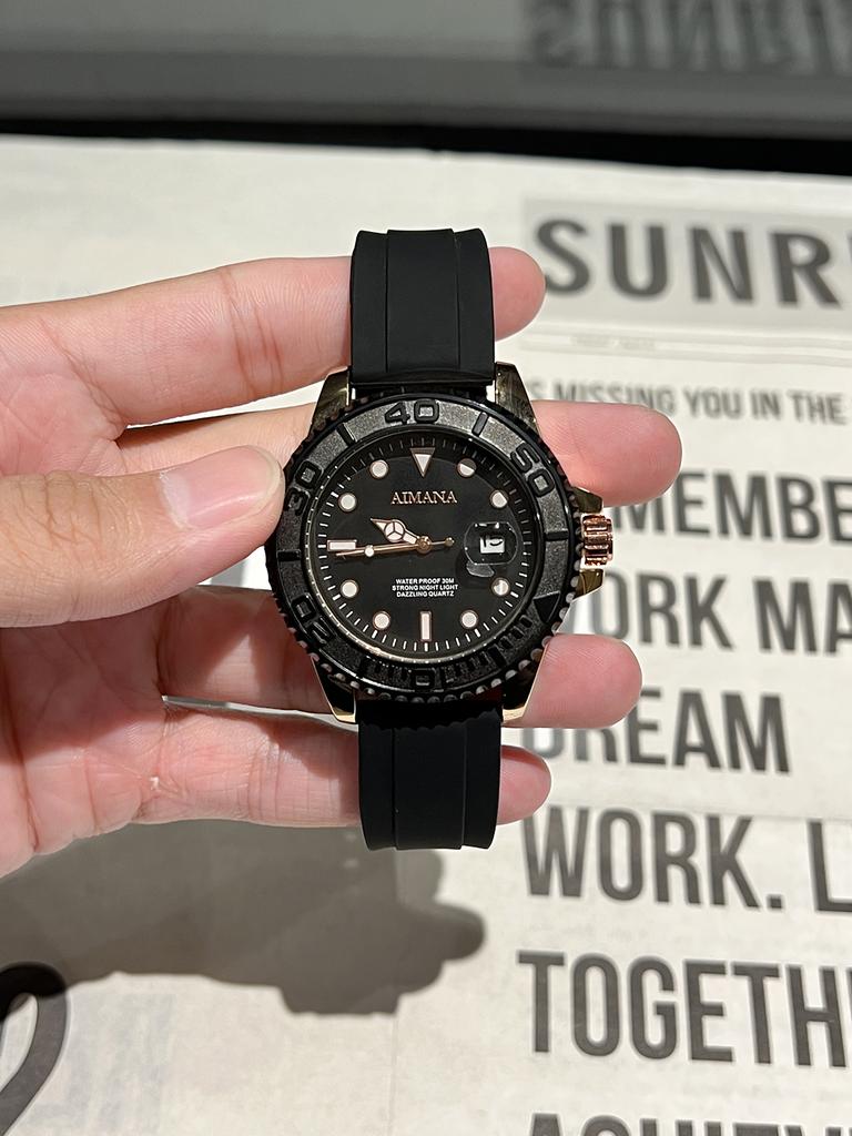 Submarine Type Watch for Man Silicone Band