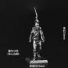 Miniature Napoleonic Wars Soldiers Figures Set Metal Flat Army Men Collection for Home Office Desk Decoration Game Chess Pieces