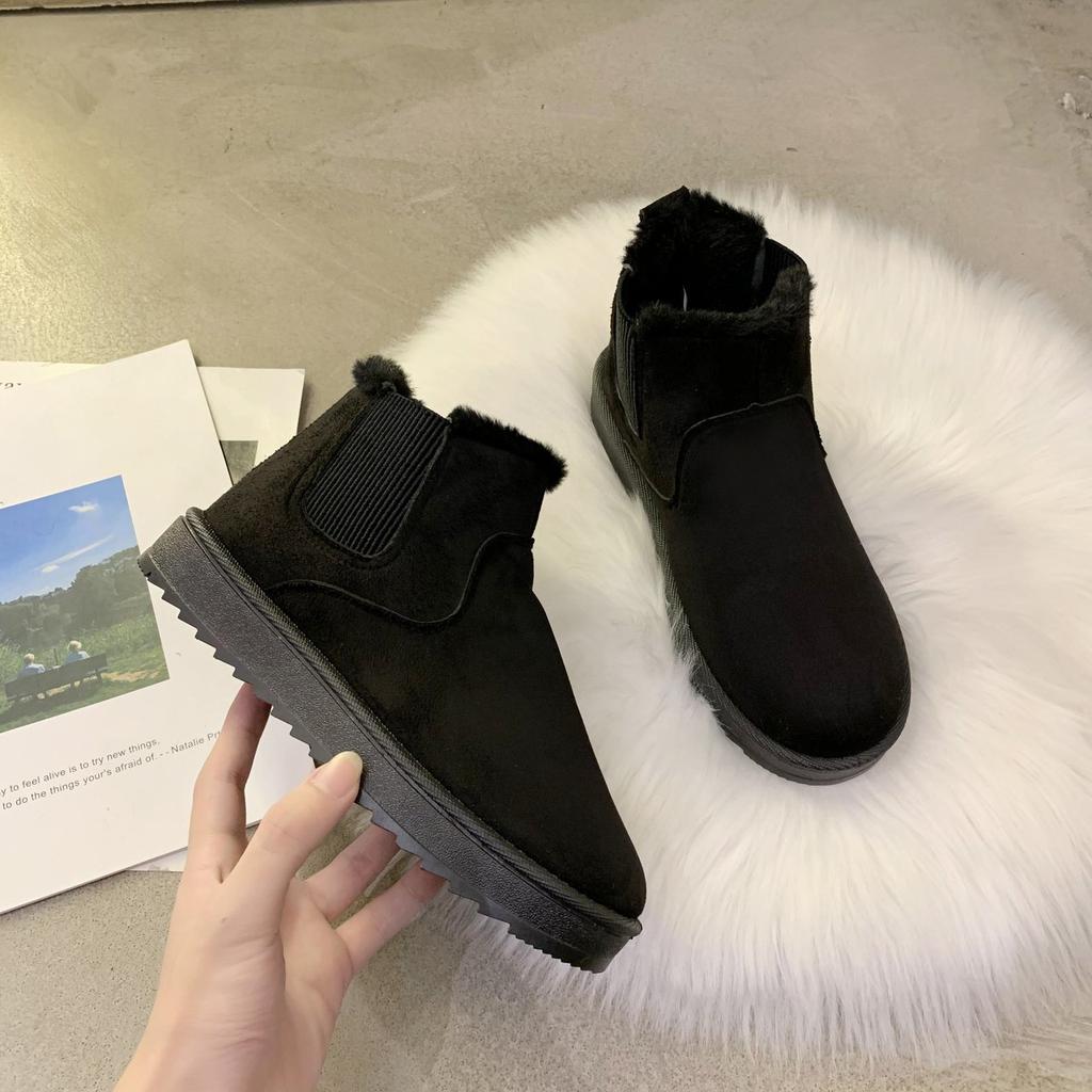 Cizme de zăpadă noi clasice cu puf îngroșat Cizme de zăpadă confortabile și calde pentru femei, pantofi de iarnă pentru femei