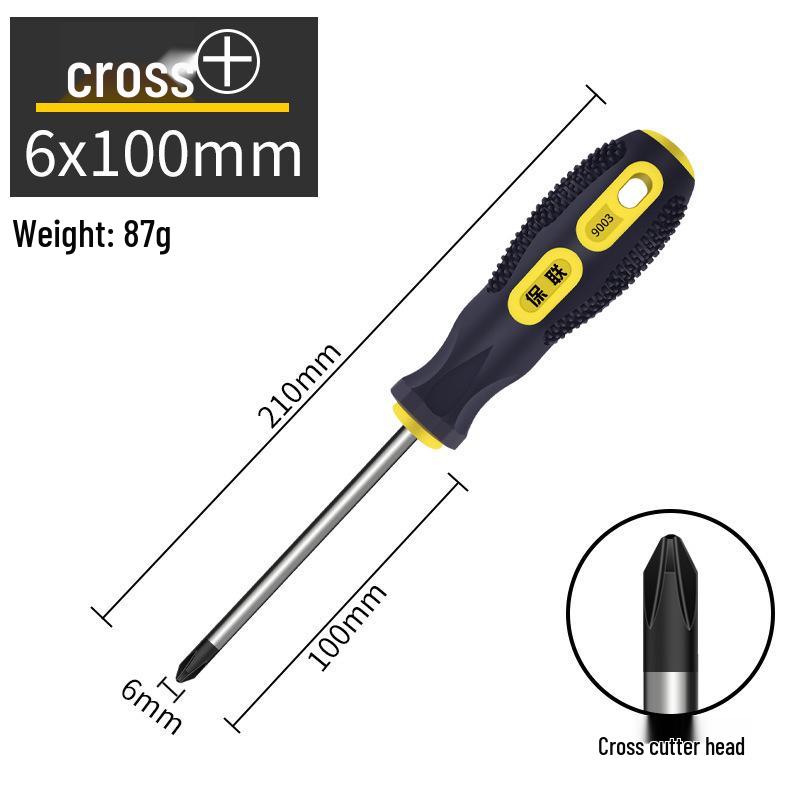 Conjunto de Chaves de Fenda Magnéticas de Grau Industrial - Phillips e Fenda