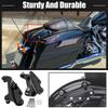 Black 4 Point Docking Hardware Kit For Harley Touring Road King Glide Street Glide 2009-2013 Motorcycle Accessories