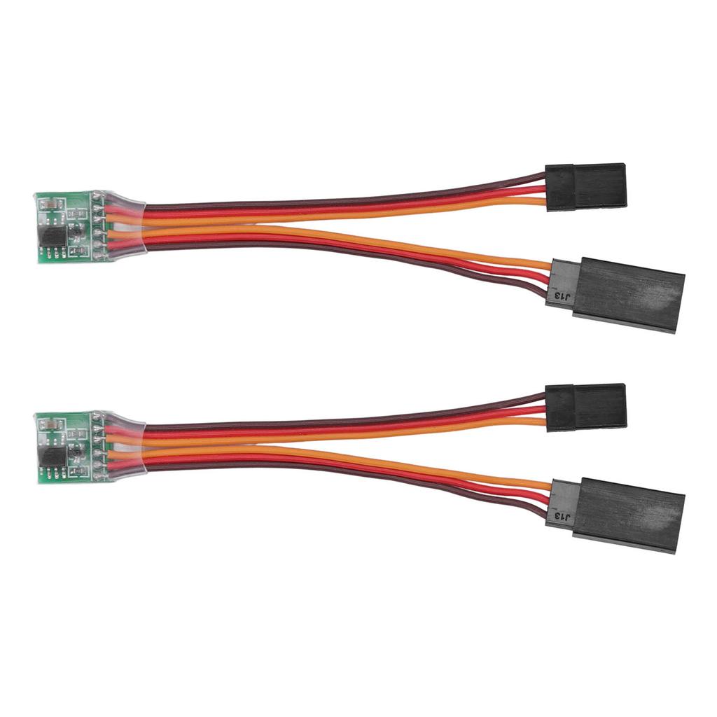 2PCS Universal RC Servo Signal Reverser Rotation Inverter for RC Aircraft Airplane Steering Gear